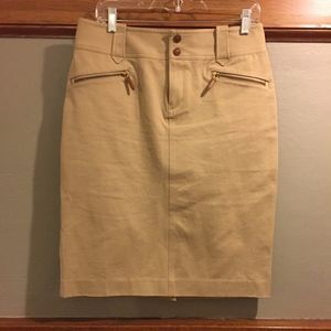Lauren Ralph Lauren Khaki Pencil Skirt